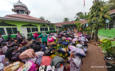 Siaga Sejak Dini, MIN 2 Kota Padang Gelar Simulasi Gempa Bumi dengan Antusias